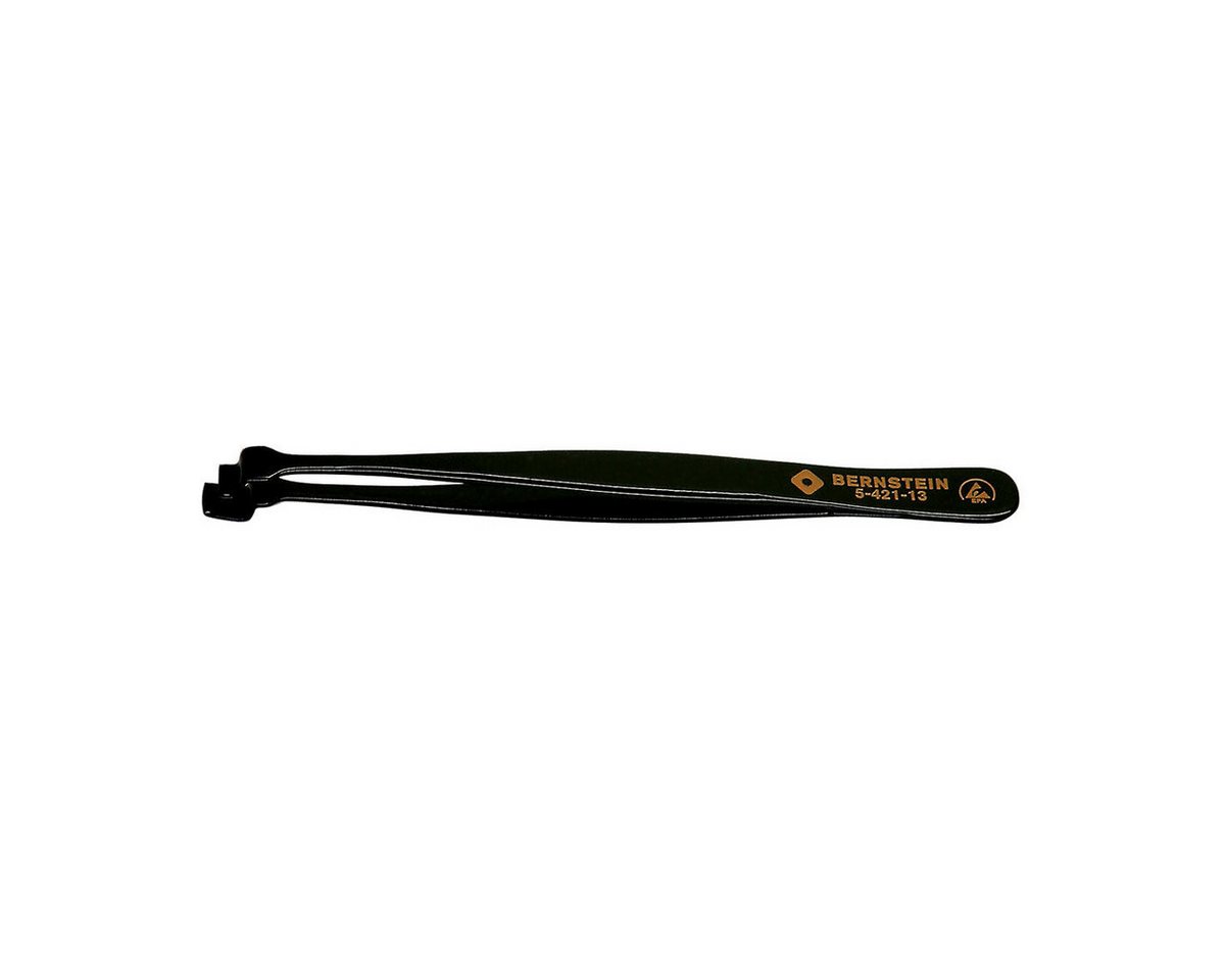 BERNSTEIN TOOLS FOR ELECTRONICS Präzisionspinzette ESD Wafer Pinzette 130mm Form 3 DW ohne Zähne, ableitfähig, ESD Produkt von BERNSTEIN TOOLS FOR ELECTRONICS