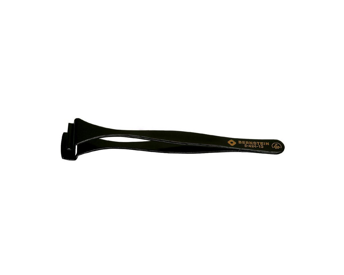 BERNSTEIN TOOLS FOR ELECTRONICS Präzisionspinzette ESD Wafer Pinzette 130mm Form 6 DW ohne Zähne, ableitfähig, ESD Produkt von BERNSTEIN TOOLS FOR ELECTRONICS