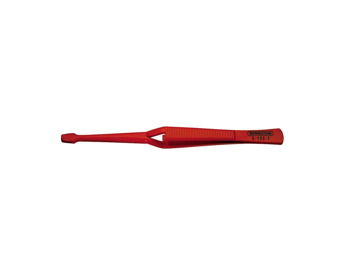 BERNSTEIN TOOLS FOR ELECTRONICS Präzisionspinzette Kreuzpinzette 160mm Form R30 mit Greifbacken gezahnt, lackiert von BERNSTEIN TOOLS FOR ELECTRONICS