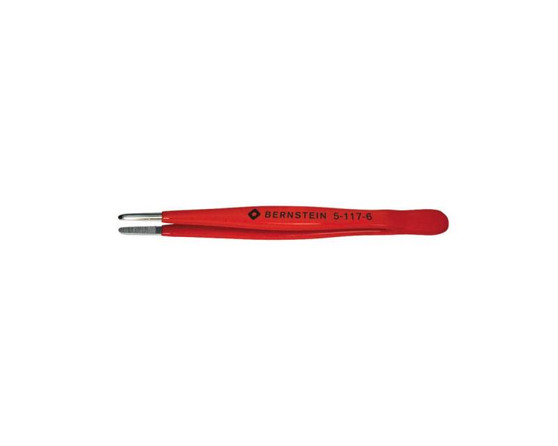 BERNSTEIN TOOLS FOR ELECTRONICS Präzisionspinzette Pinzette 145mm Form 40 gezahnt, isoliert von BERNSTEIN TOOLS FOR ELECTRONICS