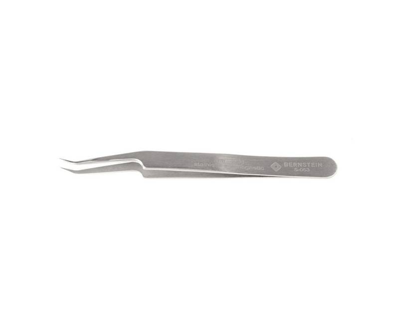 BERNSTEIN TOOLS FOR ELECTRONICS Präzisionspinzette SMD Pinzette 110mm Form 5abb Edelstahl Winkel 30° sehr fein von BERNSTEIN TOOLS FOR ELECTRONICS