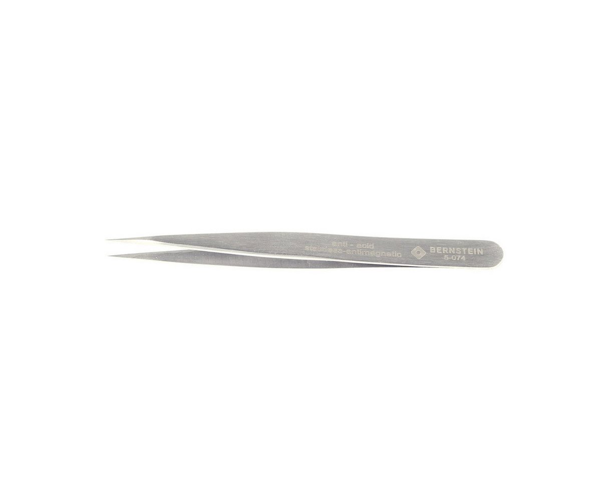 BERNSTEIN TOOLS FOR ELECTRONICS Präzisionspinzette Universal Pinzette 120mm Form 1 Edelstahl von BERNSTEIN TOOLS FOR ELECTRONICS