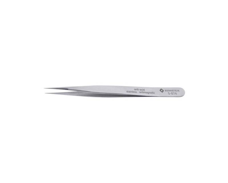 BERNSTEIN TOOLS FOR ELECTRONICS Präzisionspinzette Universal Pinzette 120mm Form 3 Edelstahl, sehr spitz von BERNSTEIN TOOLS FOR ELECTRONICS
