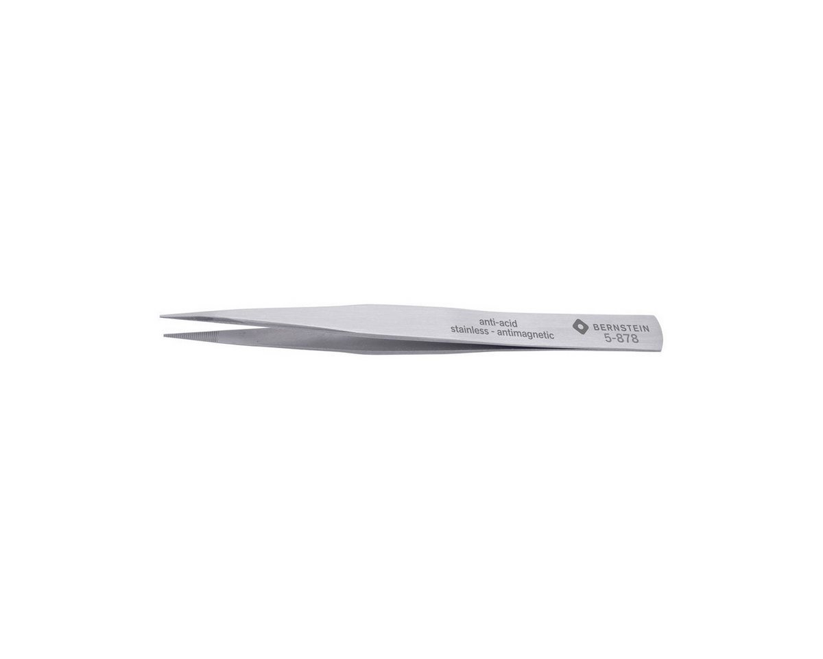 BERNSTEIN TOOLS FOR ELECTRONICS Präzisionspinzette Universal Pinzette 130mm Form PSF-Z Edelstahl, gezahnt von BERNSTEIN TOOLS FOR ELECTRONICS