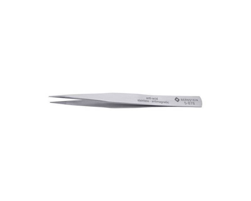 BERNSTEIN TOOLS FOR ELECTRONICS Präzisionspinzette Universal Pinzette 130mm Form PSF-Z Edelstahl, gezahnt von BERNSTEIN TOOLS FOR ELECTRONICS