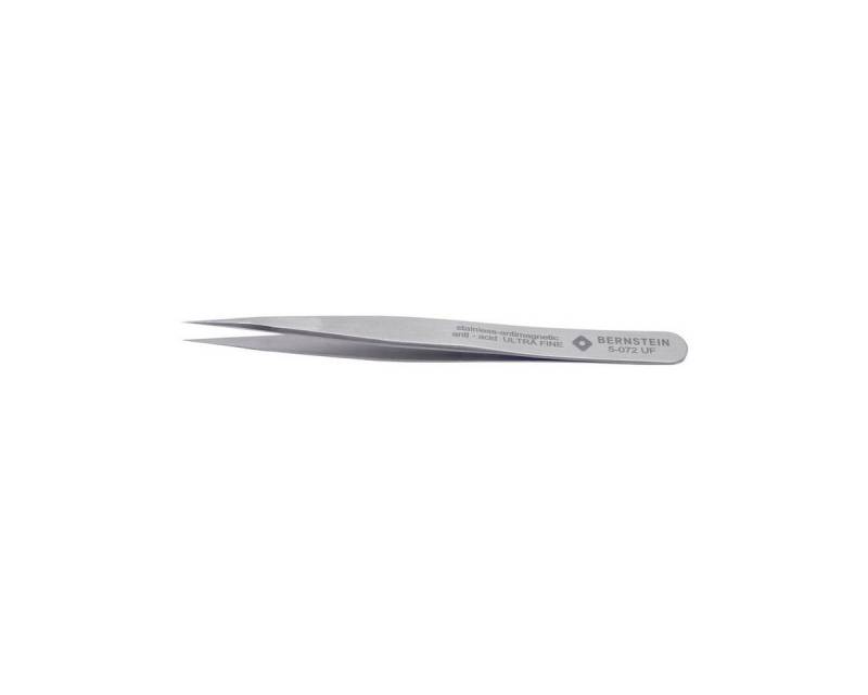 BERNSTEIN TOOLS FOR ELECTRONICS Präzisionspinzette Universal Pinzette ULTRA FINE 110mm Form 3c Edelstahl, sehr spitz von BERNSTEIN TOOLS FOR ELECTRONICS