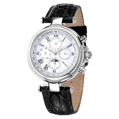 BERNY Automatikuhr Für Männer Mechanische Selbstaufziehende Armbanduhr 3ATM Wasserdicht Multifunktionales Zifferblatt Super Leuchtend Mode Uhren von BERNY