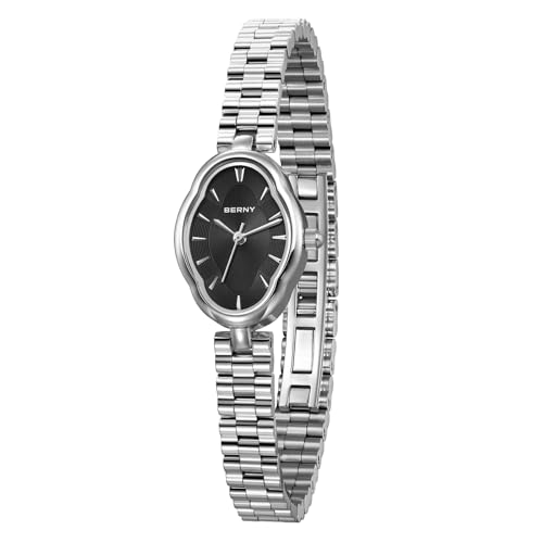 BERNY Uhr Für Frauen Damen Quarzuhren 3ATM Wasserdicht Mode Weiblich Armbanduhr Idear Geschenke für Mädchen von BERNY