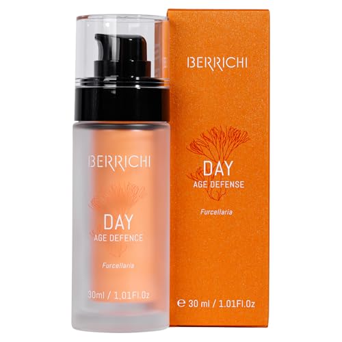 Bio Anti Aging Creme für Frauen mit Astaxanthin & Furcellaran - Vegane Anti Falten Tagescreme für Trockene & Empfindliche Haut I Rückfettende Gesichtscreme für Damen I 30ml Parfümfreie Naturkosmetik von BERRICHI