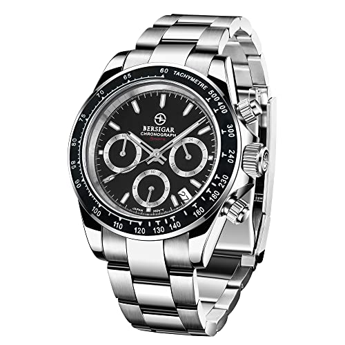 BERSIGAR Mechanische Herrenuhren Automatik Uhr Beobachtet Armbanduhr Analoge 100M Wasserdicht der Männer Taucher Saphirglas Edelstahlband Kalender Metall-Armband Elegantes Geschenk Uhren für Herren BERSIGAR Mechanische Herrenuhren Automatik Uhr Beobachtet Armbanduhr Analoge 100M Wasserdicht der Männer Taucher Saphirglas Edelstahlband Kalender Metall-Armband Elegantes Geschenk Uhren für Herren von BERSIGAR