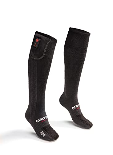 BERTSCHAT Beheizte Socken Long Edition Elite – Unisex | USB-aufladbar & Fernbedienung | 3 Heizstufen & 10 Std. Wärme | Für Ski, Outdoor & Raynaud von BERTSCHAT
