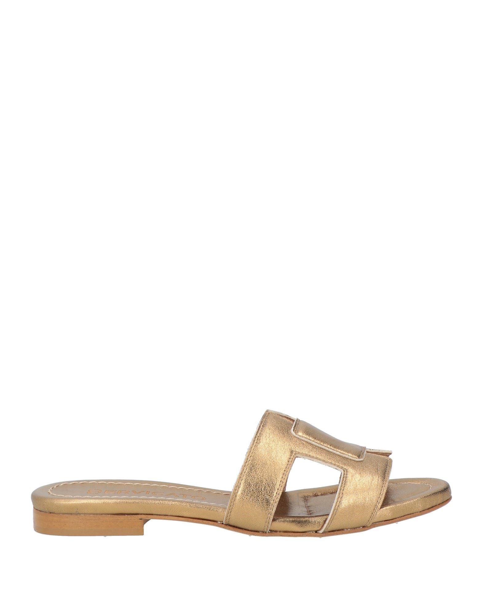 BERVICATO Sandale Damen Gold von BERVICATO