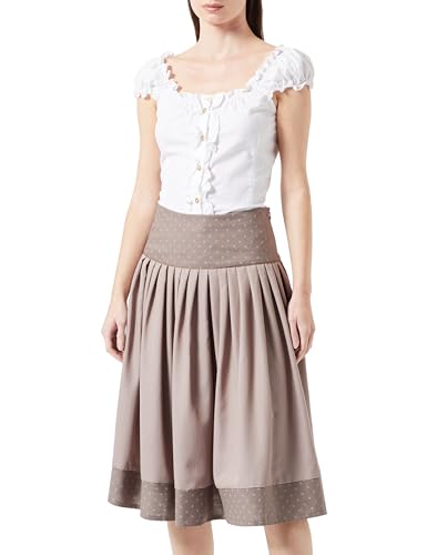 BERWIN & WOLFF TRACHT FOLKLORE LANDHAUS Damen 436569 Rock, Taupe, 40 EU von Berwin & Wolff