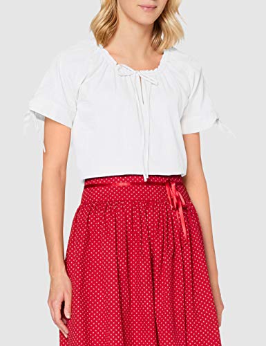 BERWIN & WOLFF TRACHT FOLKLORE LANDHAUS Damen 30520 Bluse, Weiß, 40 von Berwin & Wolff