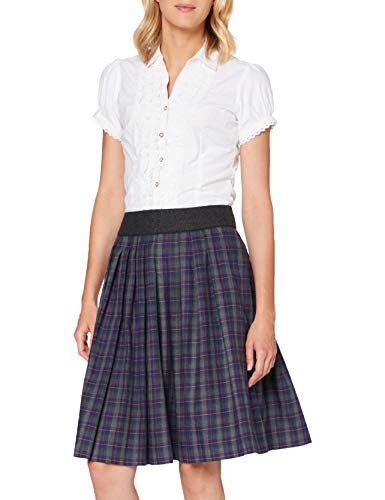 BERWIN & WOLFF TRACHT FOLKLORE LANDHAUS Damen 486003 Rock, Anthrazit mit Tannengrün, 46 von Berwin & Wolff