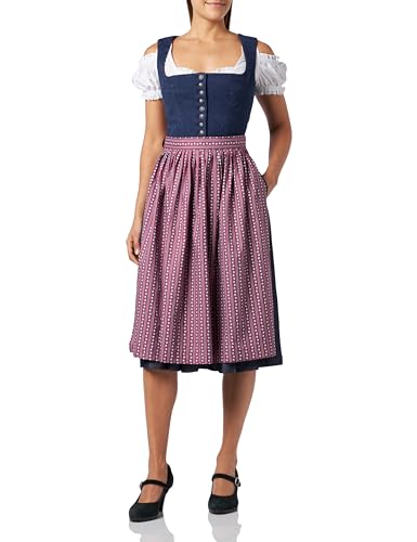 BERWIN & WOLFF TRACHT FOLKLORE LANDHAUS Damen 835411 Kleid, Dunkelblau, 38 von BERWIN & WOLFF TRACHT FOLKLORE LANDHAUS