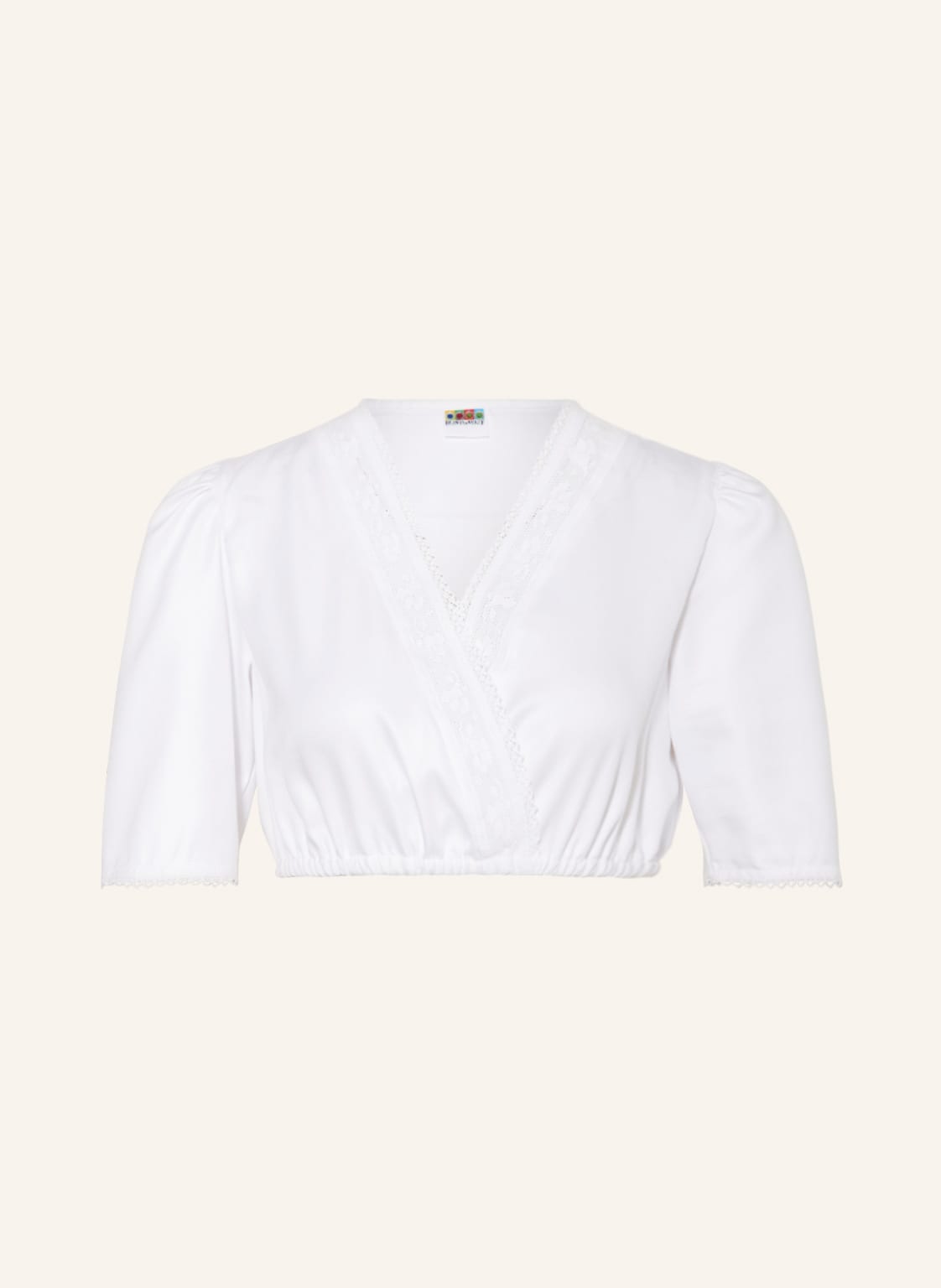 Berwin & Wolff Dirndlbluse Mit Spitze weiss von BERWIN & WOLFF