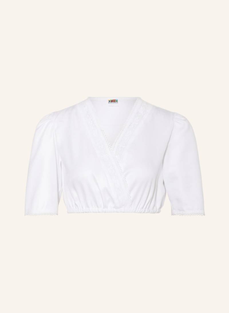 Berwin & Wolff Dirndlbluse Mit Spitze weiss von BERWIN & WOLFF