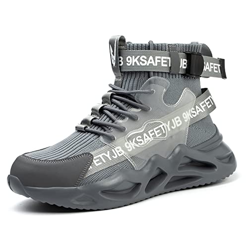 Arbeitsschuhe Herren Damen S3 Wasserdicht Sicherheitsschuhe Leicht Sportlich Sicherheitsstiefel Stahlkappe Schuhe von BESKEE