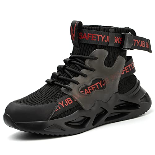 Arbeitsschuhe Herren Damen S3 Wasserdicht Sicherheitsschuhe Leicht Sportlich Sicherheitsstiefel Stahlkappe Schuhe von BESKEE