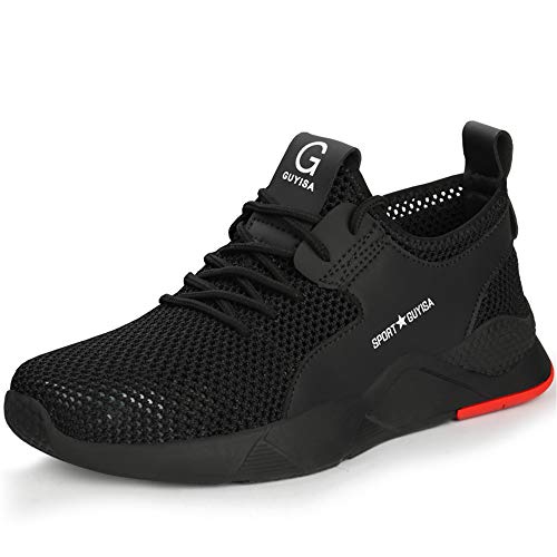 Sportliche Sicherheitsschuhe Herren S3 Arbeitsschuhe Damen Leicht Atmungsaktiv Stahlkappen Sneaker 36-48 Sportliche Sicherheitsschuhe Herren S3 Arbeitsschuhe Damen Leicht Atmungsaktiv Stahlkappen Sneaker 36-48 von BESKEE