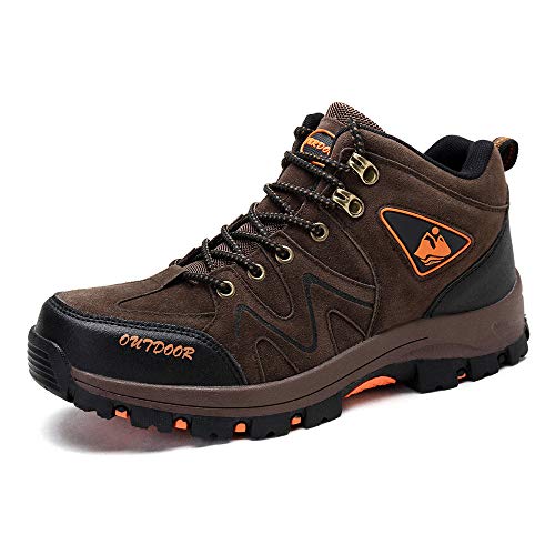 BESKEE Wanderschuhe Herren Wasserdicht Trekkingschuhe Sommer Outdoor Fitness Schuhe mit rutschfest Sohle 39-45 von BESKEE