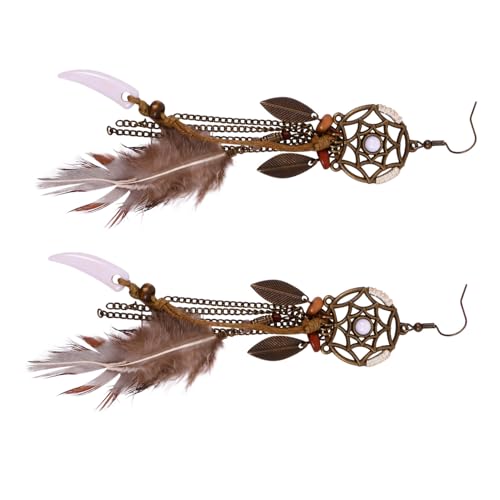 BESPORTBLE 1 Paar Boho -Ohrringe -Ohrringe aus Legierung Ohrenschmuck Anhängerohrringe Ohr baumeln Ohrtropfen aus Legierung Modeohrringe Ohrentropfen Feder Brown BESPORTBLE 1 Paar Boho -Ohrringe -Ohrringe aus Legierung Ohrenschmuck Anhängerohrringe Ohr baumeln Ohrtropfen aus Legierung Modeohrringe Ohrentropfen Feder Brown von BESPORTBLE
