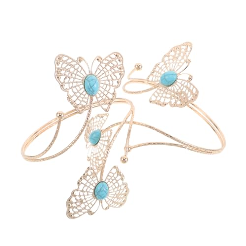 BESPORTBLE 1 Paar Butterfly Armband Metall Verstellbares Schmuckstück für Frauen Boho Stil für Kleider Vorhang Raffhalter Geeignet Einzigartiges Design für BESPORTBLE 1 Paar Butterfly Armband Metall Verstellbares Schmuckstück für Frauen Boho Stil für Kleider Vorhang Raffhalter Geeignet Einzigartiges Design für von BESPORTBLE