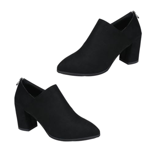 BESPORTBLE 1 Paar Damen Ankle Boots Warmem mit Robustem Blockabsatz für Winter Stilvolle Bequeme Stiefeletten mit Reißverschluss für Kalte Auftritte BESPORTBLE 1 Paar Damen Ankle Boots Warmem mit Robustem Blockabsatz für Winter Stilvolle Bequeme Stiefeletten mit Reißverschluss für Kalte Auftritte von BESPORTBLE