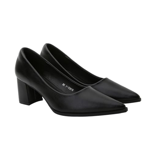 BESPORTBLE 1 Paar Damen Schwarze Spitzenschuhe mit Blockabsatz Komfortable Absatzschuhe für Freizeit für Formelle Anlässe Atmungsaktive Gummisohle BESPORTBLE 1 Paar Damen Schwarze Spitzenschuhe mit Blockabsatz Komfortable Absatzschuhe für Freizeit für Formelle Anlässe Atmungsaktive Gummisohle von BESPORTBLE