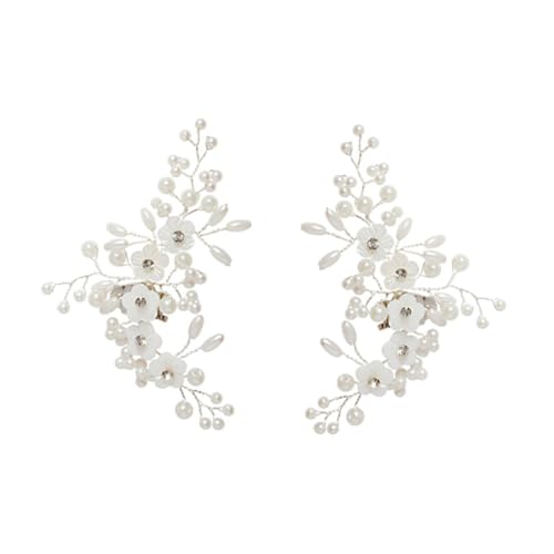 BESPORTBLE 1 Paar Dekorative Schuhclips Muschelperlen Schuhschnallen für Hochzeiten Partys Abnehmbare Accessoires für High Heels Sandalen Funkelnde Schuhschmuck für Damen von BESPORTBLE