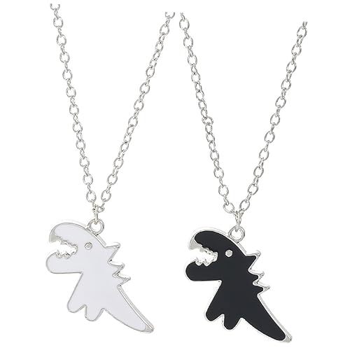 BESPORTBLE 1 Paar Dinosaurier Charm Kette für Langer Anhänger für Männer und Frauen Passendes Schmuckset Liebevolles für Besondere Anlässe Einzigartiges Design Leicht und zu Tragen von BESPORTBLE