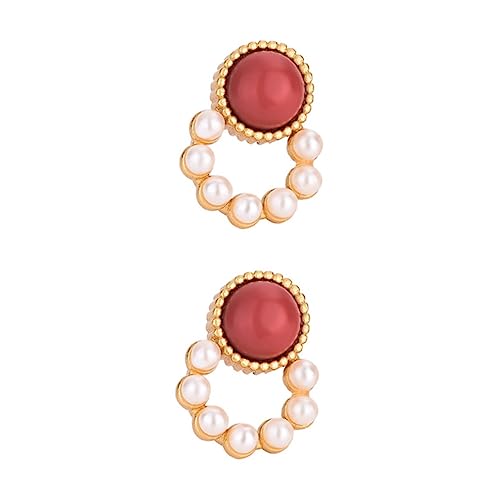 BESPORTBLE 1 Paar Edelstein Ohrringe für Damen Perlen Ohrstecker Modisches für Partys Leicht Robust Perfektes Accessoire für Verschiedene Outfits BESPORTBLE 1 Paar Edelstein Ohrringe für Damen Perlen Ohrstecker Modisches für Partys Leicht Robust Perfektes Accessoire für Verschiedene Outfits von BESPORTBLE