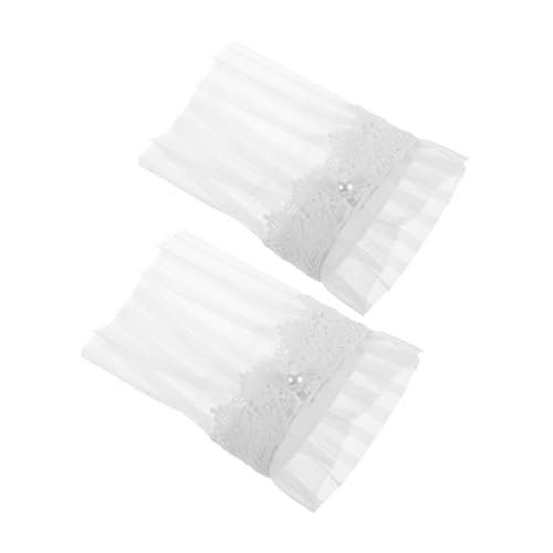 BESPORTBLE Weiche Und Bequeme Handgelenkmanschetten Falsche Ärmel Aus Spitze Ideal Für Blusen Und Pullover von BESPORTBLE