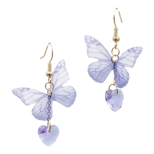 BESPORTBLE 1 Paar Feminine Butterfly Dangle Earrings Hochwertigem Stilvolle Leichte Ohrringe für Frauen Geschenkidee von BESPORTBLE