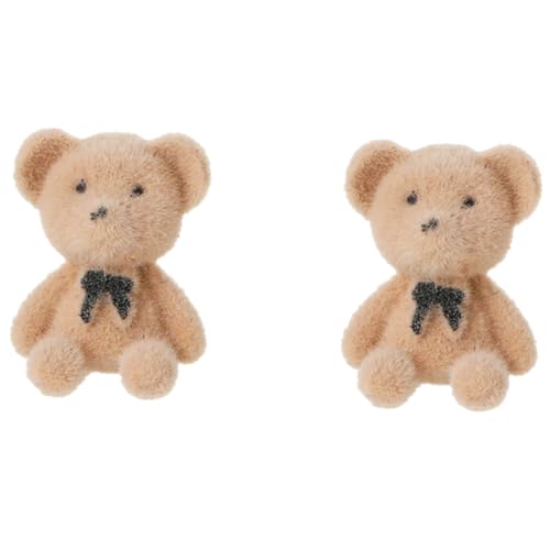 BESPORTBLE 1 Paar Flauschige Bärenohrringe für Damen Niedliche Ohrstecker Flockmaterial Leicht Hautfreundlich für Partys Hochzeiten BESPORTBLE 1 Paar Flauschige Bärenohrringe für Damen Niedliche Ohrstecker Flockmaterial Leicht Hautfreundlich für Partys Hochzeiten von BESPORTBLE
