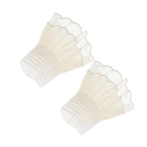 BESPORTBLE Damen Manschettenärmel Rüschen-handgelenkmanschetten Für Hemden Abnehmbare Falsche Ärmel Vielseitige Kleidungsaccessoires von BESPORTBLE