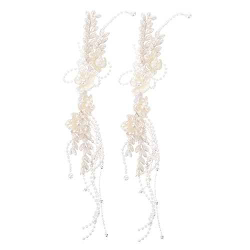 BESPORTBLE 1 Paar Haarspange Künstlichen Perlen für Bräute Eleganter Haarschmuck für Hochzeiten Festlichkeiten Perfekter Haarclip zur Verschönerung Ihrer Frisur Einzigartiges Accessoire für von BESPORTBLE