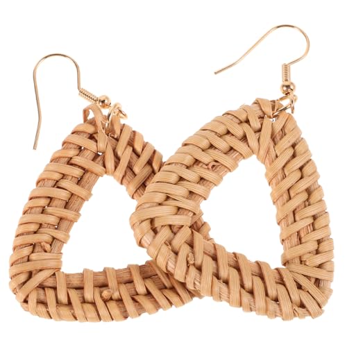 BESPORTBLE 1 Paar Handgefertigte Rattan -ohrringe Boho-ohrringe Hohlwebohrringe Trendy Hohle Webenohrringe Sommerlicher Strandschmuck Handgefertigte Ethnische Stiftohrringe BESPORTBLE 1 Paar Handgefertigte Rattan -ohrringe Boho-ohrringe Hohlwebohrringe Trendy Hohle Webenohrringe Sommerlicher Strandschmuck Handgefertigte Ethnische Stiftohrringe von BESPORTBLE