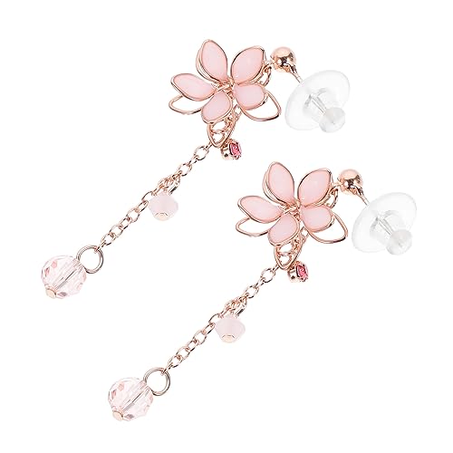 BESPORTBLE 1 Paar Harzohrclips Creolen Kirschohrringe für Frauen baumelnde Kirschohrringe Kirsche Ohrstecker Kirschblüten-Ohrringe Metall Rosa BESPORTBLE 1 Paar Harzohrclips Creolen Kirschohrringe für Frauen baumelnde Kirschohrringe Kirsche Ohrstecker Kirschblüten-Ohrringe Metall Rosa von BESPORTBLE