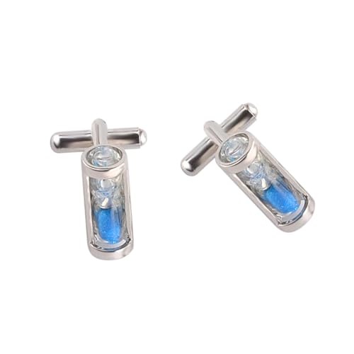 BESPORTBLE 1 Paar Herren Manschettenknöpfe Blauem der Sanduhr Stilvolle Formelle Accessoires für Besondere Anlässe Langlebig für Geburtstage oder Hochzeiten BESPORTBLE 1 Paar Herren Manschettenknöpfe Blauem der Sanduhr Stilvolle Formelle Accessoires für Besondere Anlässe Langlebig für Geburtstage oder Hochzeiten von BESPORTBLE