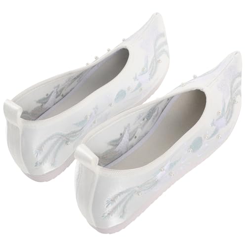 BESPORTBLE 1 Paar Hochwertige Tanzschuhe für Damen Bestickte Brautschuhe im Ethnischen für Festliche Anlässe Auftritte Absatzhöhe BESPORTBLE 1 Paar Hochwertige Tanzschuhe für Damen Bestickte Brautschuhe im Ethnischen für Festliche Anlässe Auftritte Absatzhöhe von BESPORTBLE