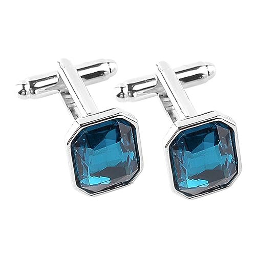 BESPORTBLE 1 Paar Kreative Damen Manschettenknöpfe mit Funkelnden Modisches Accessoire für Hemden für Hochzeit Business und Formelle Anlässe von BESPORTBLE