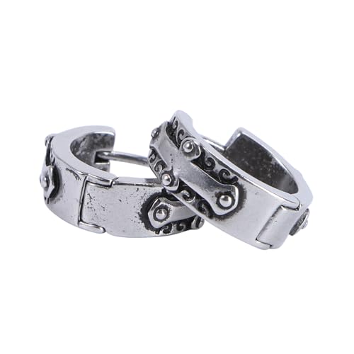 BESPORTBLE 1 Paar Kreative Herren Ohrringe Titanbeschichtetem Vintage Punk Creolen Hypoallergen Teiliges Stilvolle Accessoires für Langlebig BESPORTBLE 1 Paar Kreative Herren Ohrringe Titanbeschichtetem Vintage Punk Creolen Hypoallergen Teiliges Stilvolle Accessoires für Langlebig von BESPORTBLE