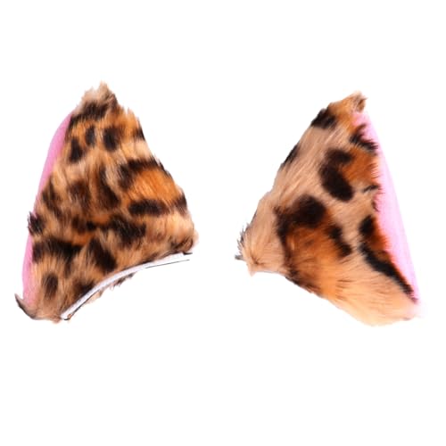 BESPORTBLE Plüsch Katzenohr Haarspange Junge Mädchen Party Kopfschmuck Haarnadel Clip Für Mädchen Cosplay Halloween Schmuck von BESPORTBLE