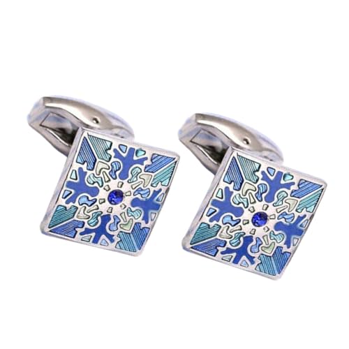 BESPORTBLE 1 Paar Manschettenknöpfe mit Kristallen Accessoires für Festivals Besondere Anlässe für Hochzeiten Partys von BESPORTBLE