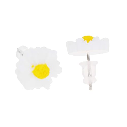 BESPORTBLE 1 Paar Ohrenschmuck Mini Blumen- Gänseblümchen-Ohrring Ohrhänger Frau Ohrentropfen Mode Ohr baumeln Frau Ohrring Weiß BESPORTBLE 1 Paar Ohrenschmuck Mini Blumen- Gänseblümchen-Ohrring Ohrhänger Frau Ohrentropfen Mode Ohr baumeln Frau Ohrring Weiß von BESPORTBLE