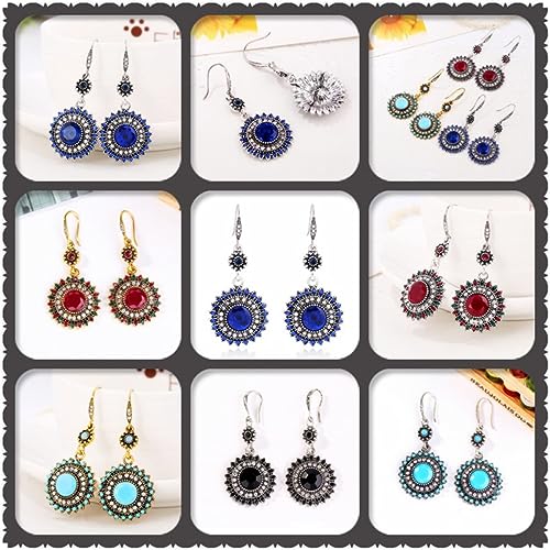 BESPORTBLE 1 Paar Ohrringe mit Ethnischem Lange Tropfenohrringe im Sonnenblumen Design Antikem Silber Dunkelrot für Partys Alltagslook oder Besondere Anlässe BESPORTBLE 1 Paar Ohrringe mit Ethnischem Lange Tropfenohrringe im Sonnenblumen Design Antikem Silber Dunkelrot für Partys Alltagslook oder Besondere Anlässe von BESPORTBLE