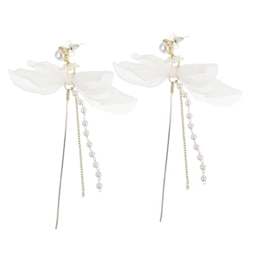 BESPORTBLE 1 Paar Perlen Ohrringe mit Schleife Quaste Leichte Damen Ohrschmuck für für Mutter oder Freunde Tragbar BESPORTBLE 1 Paar Perlen Ohrringe mit Schleife Quaste Leichte Damen Ohrschmuck für für Mutter oder Freunde Tragbar von BESPORTBLE