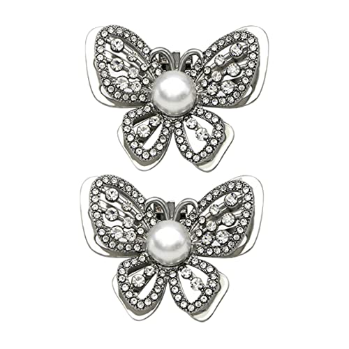 BESPORTBLE 1 Paar Schuhclips mit Strasssteinen für Damen Abnehmbare Schuhschmuck Broschen Vielseitig Elegant für Pumps High Heels Sandalen von BESPORTBLE